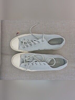 Converse Low Top Sneakers in Pale  Blue Gray